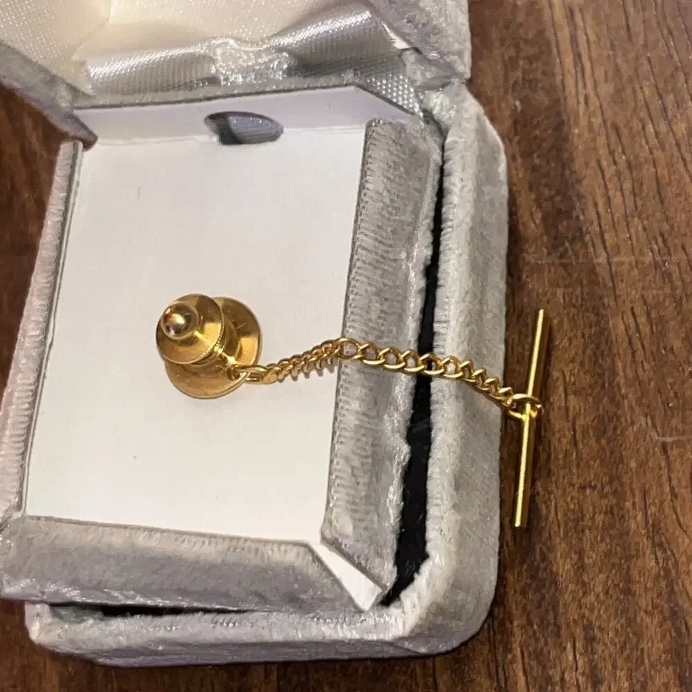 Maui Divers Hawaii Genuine Coral 1/20-12k Gold Filled Tie Pin Tack Rare New